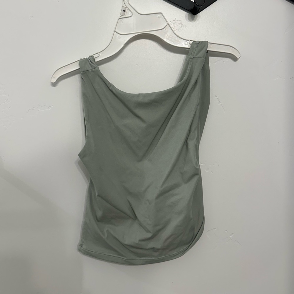 Open back tank top